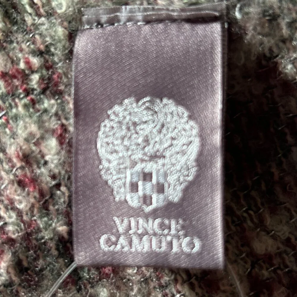 Vince Camuto Reversible Scarf / Wrap Old $ Quiet Luxury Academia Heritage Staple